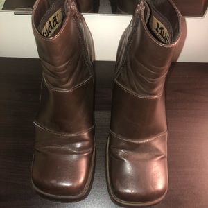 Mudd chunky heel booties